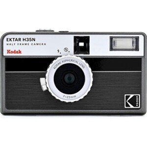 Kodak EKTAR H35N Striped Analógový fotoaparát čierny