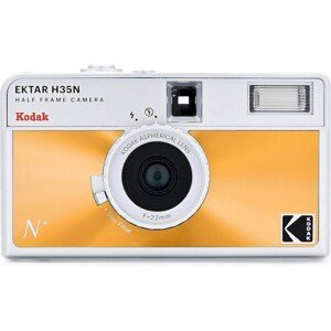 Kodak EKTAR H35N Glazed Analógový fotoaparát oranžový
