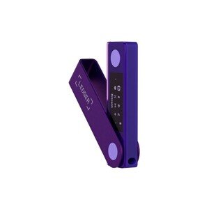 Ledger Nano X krypto peňaženka (iOS/Android/Windows/MacOS/Linux) fialová
