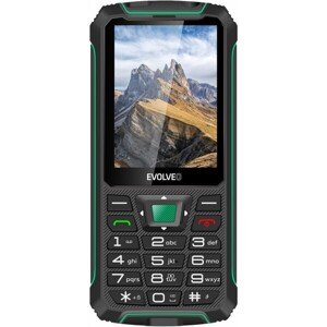 EVOLVEO StrongPhone W4 DualSIM čierno-zelená