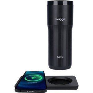 Muggo Travel inteligentný cestovný hrnček čierny
