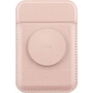 UNIQ FLIXA MAGNETIC CARD HOLDER AND POP-OUT GRIP-STAND - BLUSH PINK (PINK)