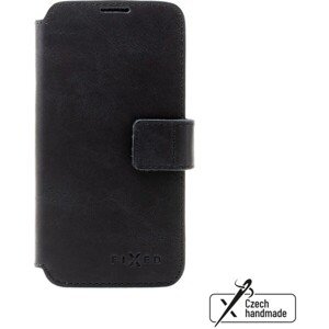 Kožené puzdro typu kniha FIXED ProFit pre Samsung Galaxy S24+, čierne