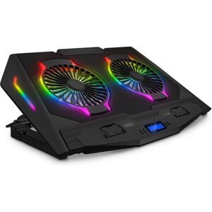 CONNECT IT NEO RGB chladiaca podložka pod notebook čierna