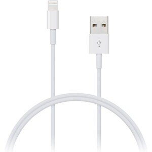CONNECT IT Wirez Apple Lightning - USB, biely, 1m