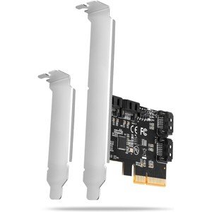 AXAGON PCES-SA4X4 PCIe radič 4x interný SATA 6G port