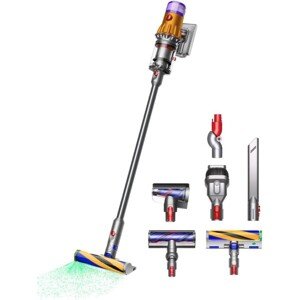 Dyson V12 Detect Slim Absolute 2023, akumulátorový vysávač, iluminačné technológie, 3 režimy, LCD di
