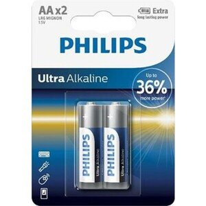 Philips LR6E2B/10 Ultra Alkaline 2x AA batérie