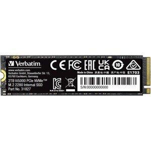 VERBATIM SSD Vi5000 Internal PCIe NVMe M.2 SSD 2TB