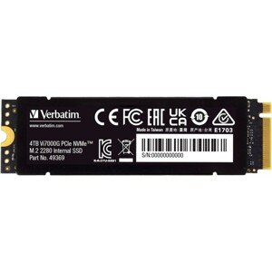 VERBATIM SSD Vi7000G Internal PCIe NVMe M.2 SSD 4TB