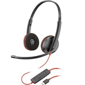 Poly Blackwire 3220 USB-C slúchadlá, čierna