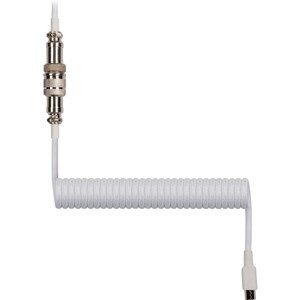 Yenkee YCU COIL WE krútený kábel USB-A/USB-C biely