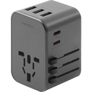 ENERGEA TravelWorld adaptér 35, USB-C 35,5 W sivý