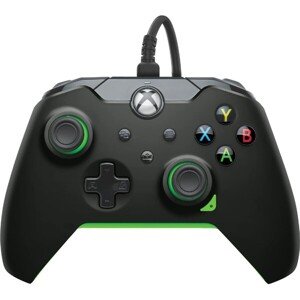 PDP drôtový ovládač Neon Black (Xbox/PC)