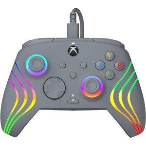 PDP drôtový ovládač Padwired Afterglow Wave šedý (Xbox/PC)