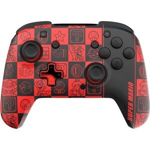 PDP bezdrôtový ovládač Rematch GITD - Mario Super Icons (Switch)