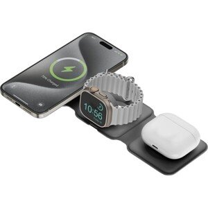 ENERGEA GoMag Trio Plus 3v1 MagSafe nabíjačka sivá