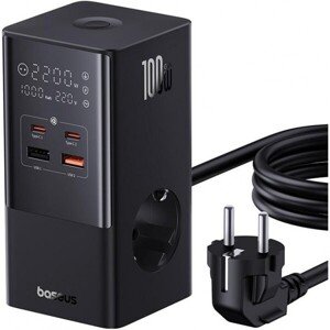 Baseus Nabíjacia stanica PowerCombo Tower 100W EU čierna