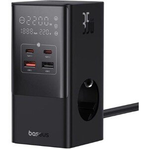 Baseus Nabíjacia stanica PowerCombo Tower 35W EU čierna