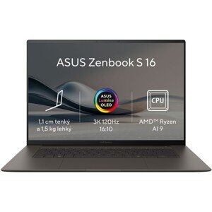 ASUS Zenbook S 16 OLED (UM5606WA-OLED221X) sivý + 3 roky záruka po registrácii