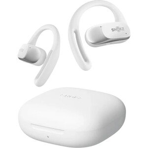 Shokz OpenFit Air Bluetooth slúchadlá biela