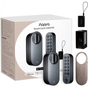 AQARA Smart Lock U200 šikovný zámok čierny