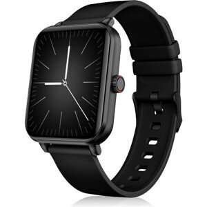 Niceboy Watch Lite 4 Carbon múdre hodinky čierne