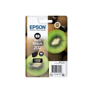 EPSON ink Fotočierna 202 Premium - singlepack, 4,1ml, 400s, štandard