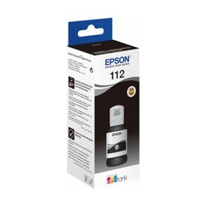 Epson 112 EcoTank Pigment Black ink bottle čierna