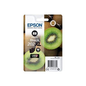 EPSON singlepack, Photo Black 202XL, Premium Ink, XL