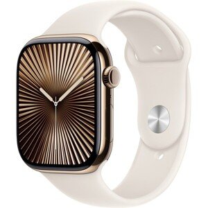 Apple Watch 49/46/45/44mm hviezdne biely športový remienok M/L