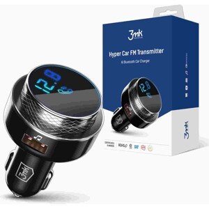 3mk nabíjačka do auta Hyper Car FM Transmitter