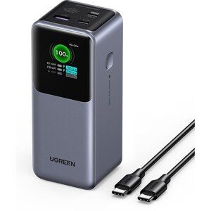 UGREEN Nexode 20000mAh Quick Charging (130W) powerbanka sivá