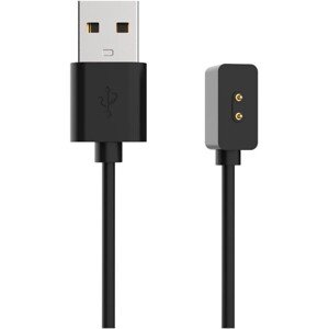 FIXED USB-A nabíjací kábel pre Xiaomi Mi Band/Smart Band 8/9/Pro/Active čierny