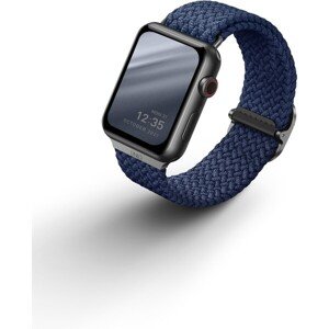 UNIQ Aspen Braided remienok pre Apple Watch 45/44/42mm modrý
