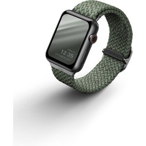 UNIQ Aspen Braided remienok pre Apple Watch 41/40/38mm zelený