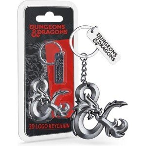 Konix Dungeons & Dragons "3D Logo" Metal Keychain