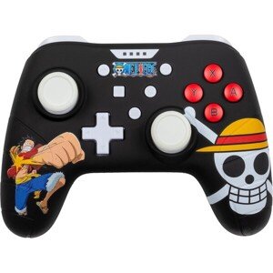 Drôtový herný ovládač Konix pre Nintendo Switch a PC - One Piece čierny