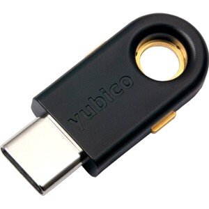YubiKey 5C - USB-C, kľúč/token s viacfaktorovou autentizáciou, podpora OpenPGP a Smart Card (2FA)