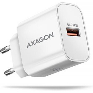 AXAGON ACU-QC18W USB nabíjačka do siete 1x port 18W biela