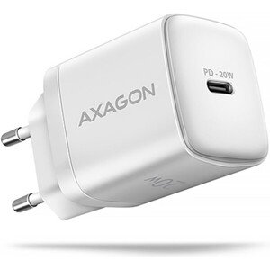 AXAGON ACU-PD20W USB nabíjačka do siete 1x port 20W biela
