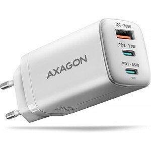 AXAGON ACU-DPQ65W USB nabíjačka do siete 3x port 65W biela