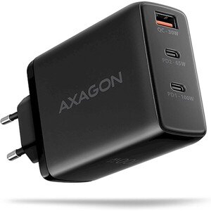 AXAGON ACU-DPQ100 USB nabíjačka do siete 3x port 100W čierna