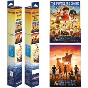 Set 2 plagátov One Piece - Live Action (52x38 cm)