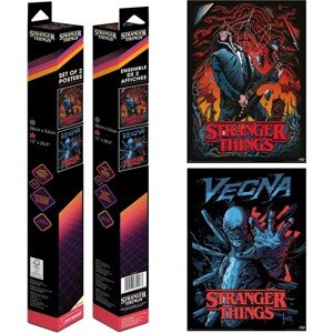 Set 2 plagátov Stranger Things - Eddie & Vecna ??(52x38 cm)