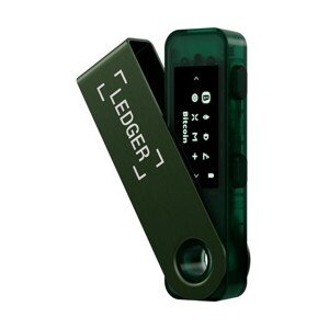 Ledger Nano S Plus Emerald Green Crypto Hardvér Wallet