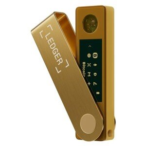 Ledger Nano X Gold Crypto Hardvér Wallet
