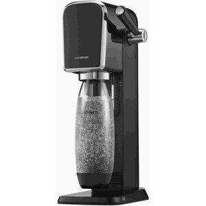 SodaStream ART výrobník sódy, mechanický, 1l fľaša, bombička s CO2, čierny