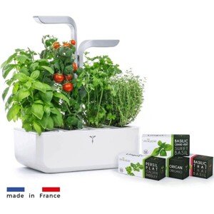 Véritable SMART - Automatický kvetináč s reguláciou osvetlenia, biela