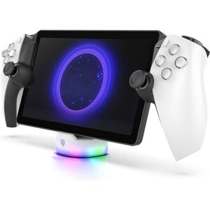iPega P5P25 Mini magnetický nabíjací stojan pre Playstation Portal biely